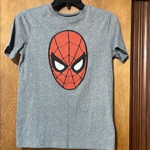 Old Navy Gray Spider-Man Graphic Tee Short Sleeve